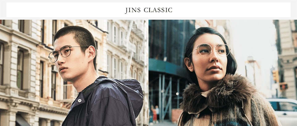 JINS CLASSIC バナー