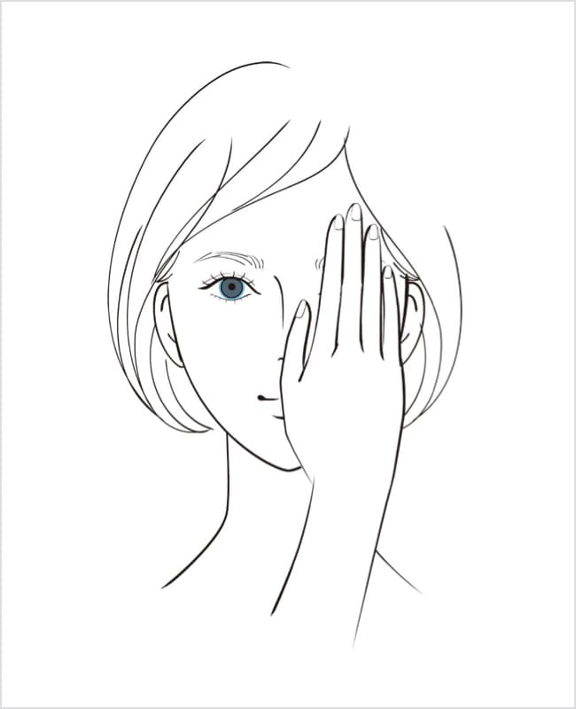 コンタクトレンズの付け方6