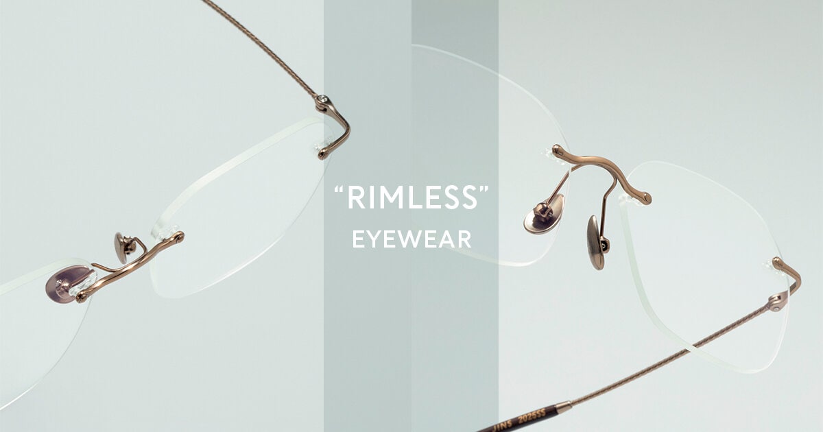 JINSリムレス メガネ R!M Rimless フチなし RIMLESS SUNGLASSES リムレス メタル UNISEX 【UMP-24S-277 93