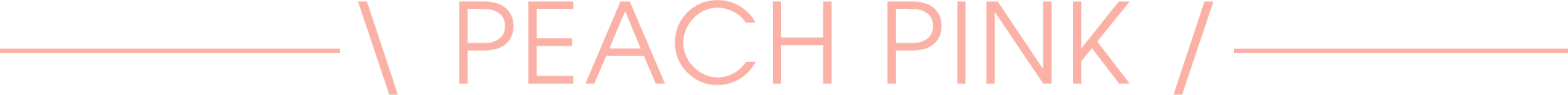 PEACH PINK