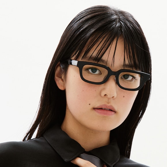 JINS TODAY 2025-26FW（ゴールド）着用イメージ