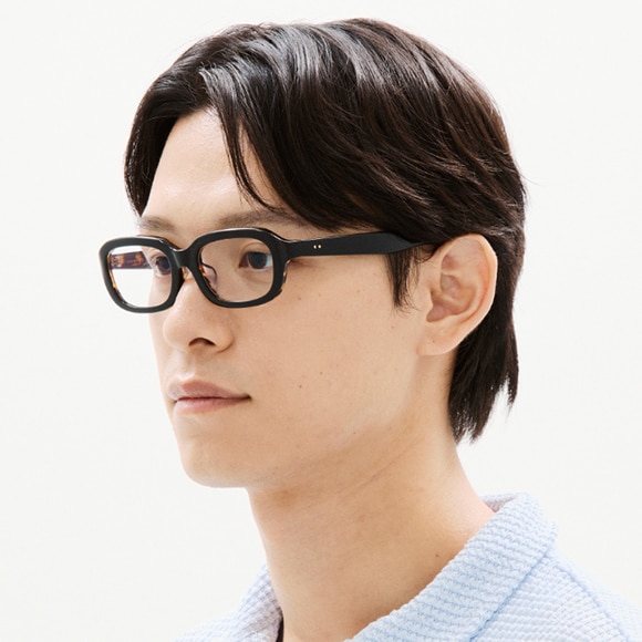 JINS TODAY 2025-26FW（ゴールド）着用イメージ