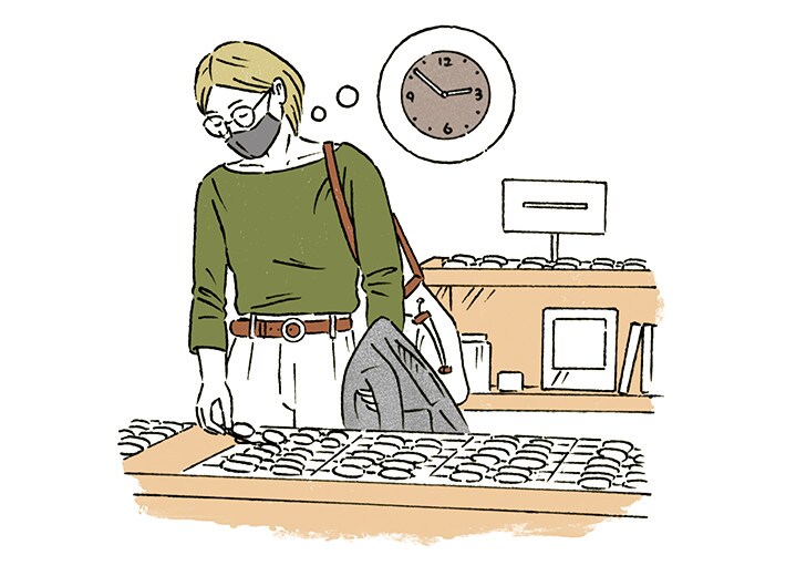気になるメガネを見つけたけど時間がない