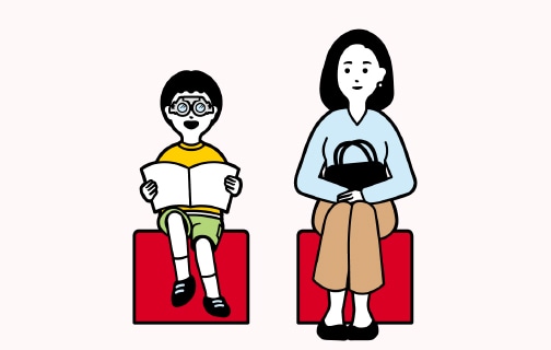 ⑳仮メガネを装用したまま、5~10分程度練習していただきます。(※必要と判断した場合のみ実施いたします。)